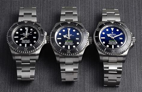 Rolex Deepsea Comparison 116660, 126660, and 136660